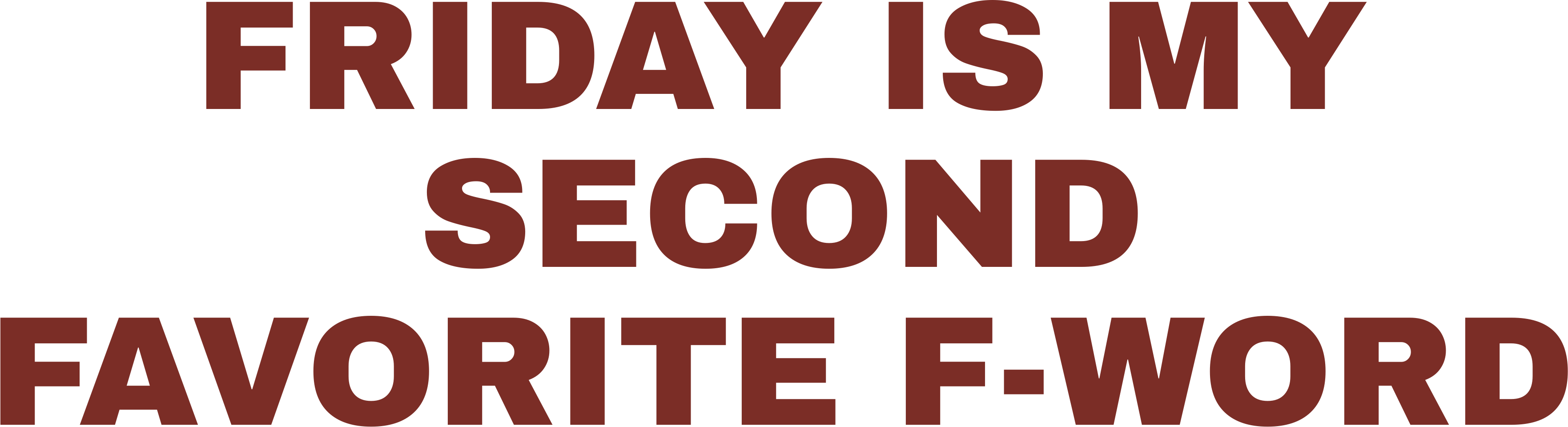 FRIDAY IS MY SECOND FAVORITE F-WORD HOODIE