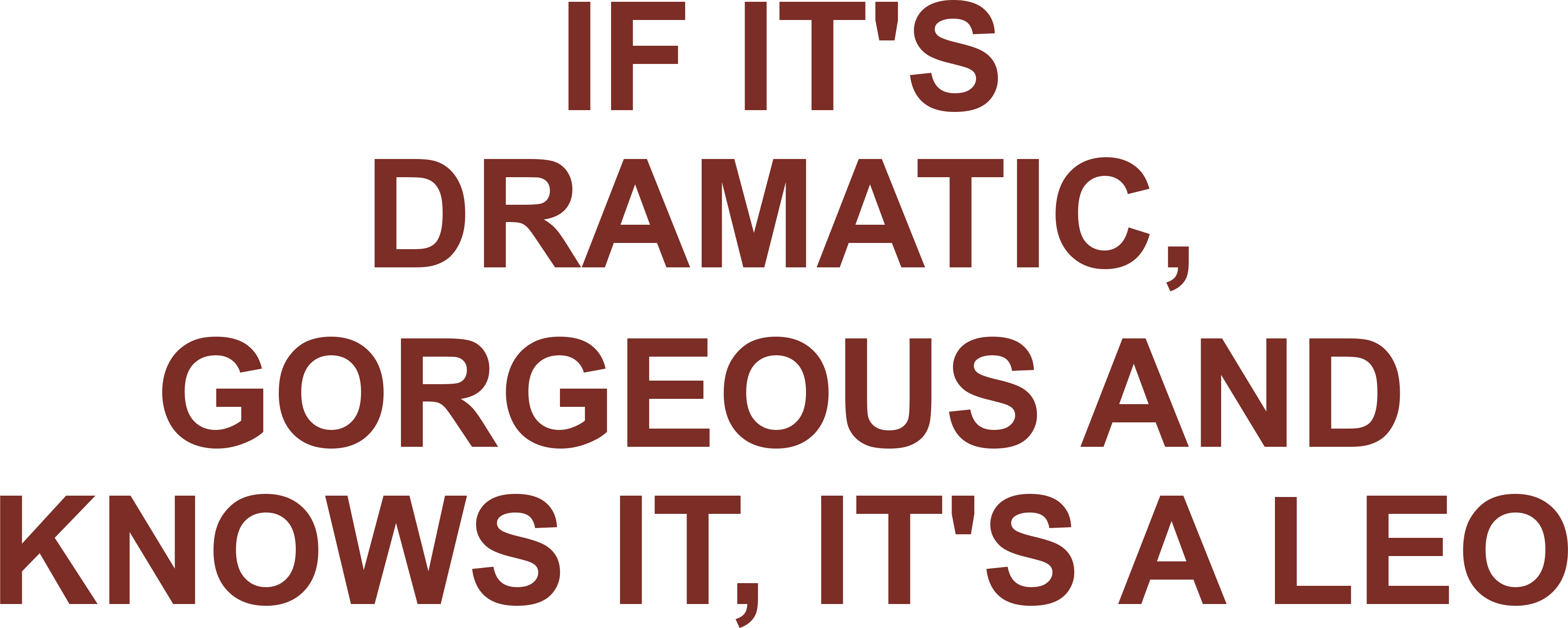 IF IT'S DRAMATIC, GORGEOUS AND KNOWS IT, IT'S A LEO HOODIE
