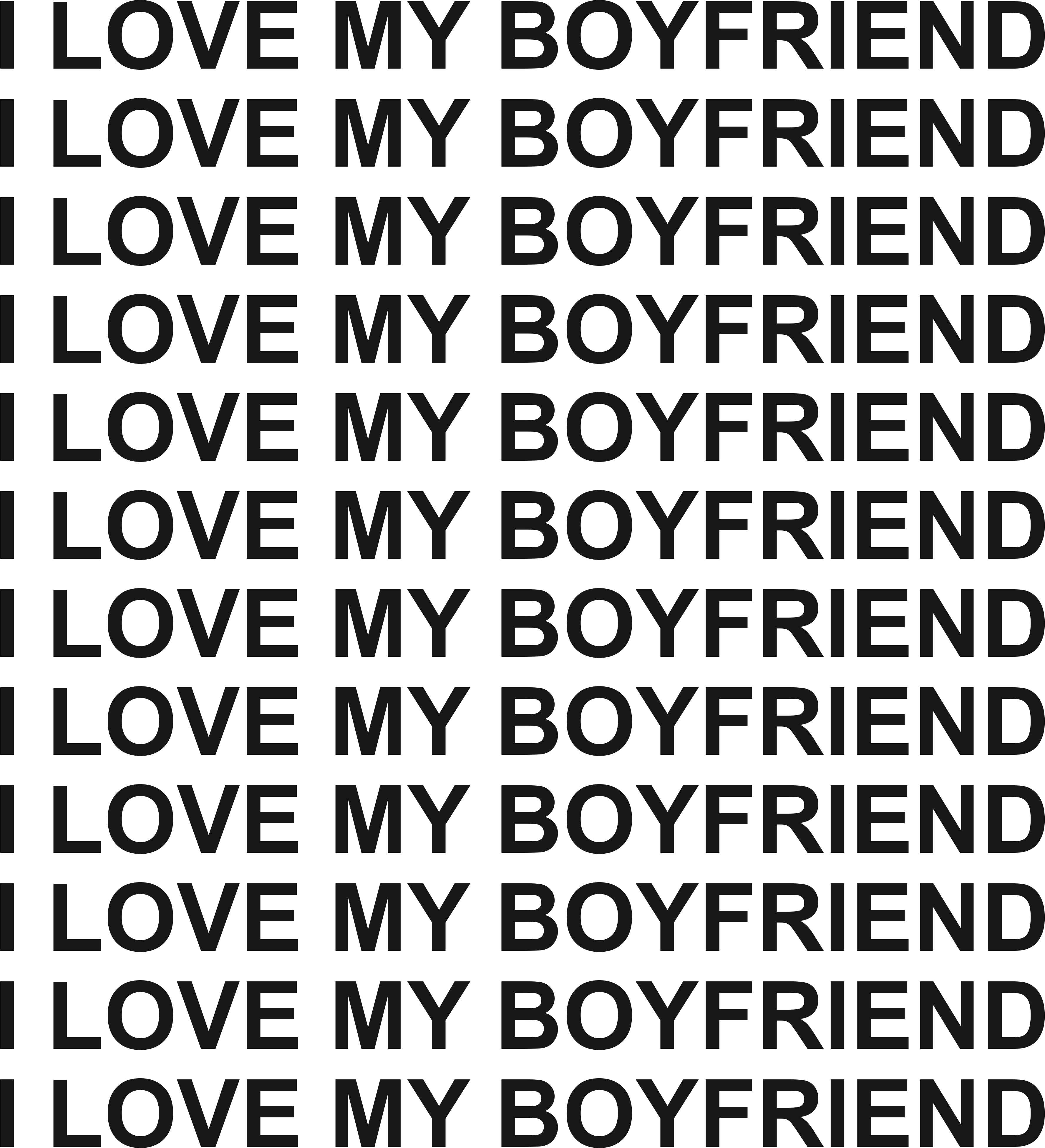 I LOVE MY BOYFRIEND HOODIE