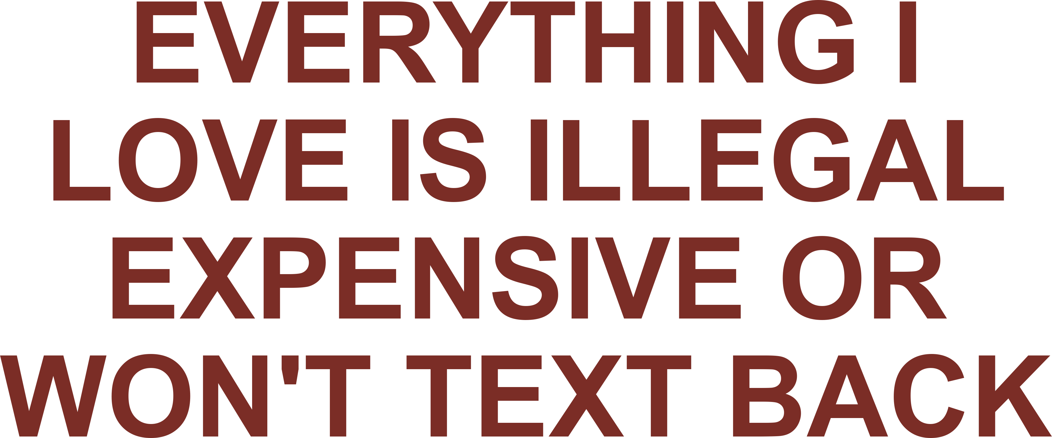 EVERYTHING I LOVE IS ILLEGAL EXPENSIVE OR WON'T TEXT BACK HOODIE