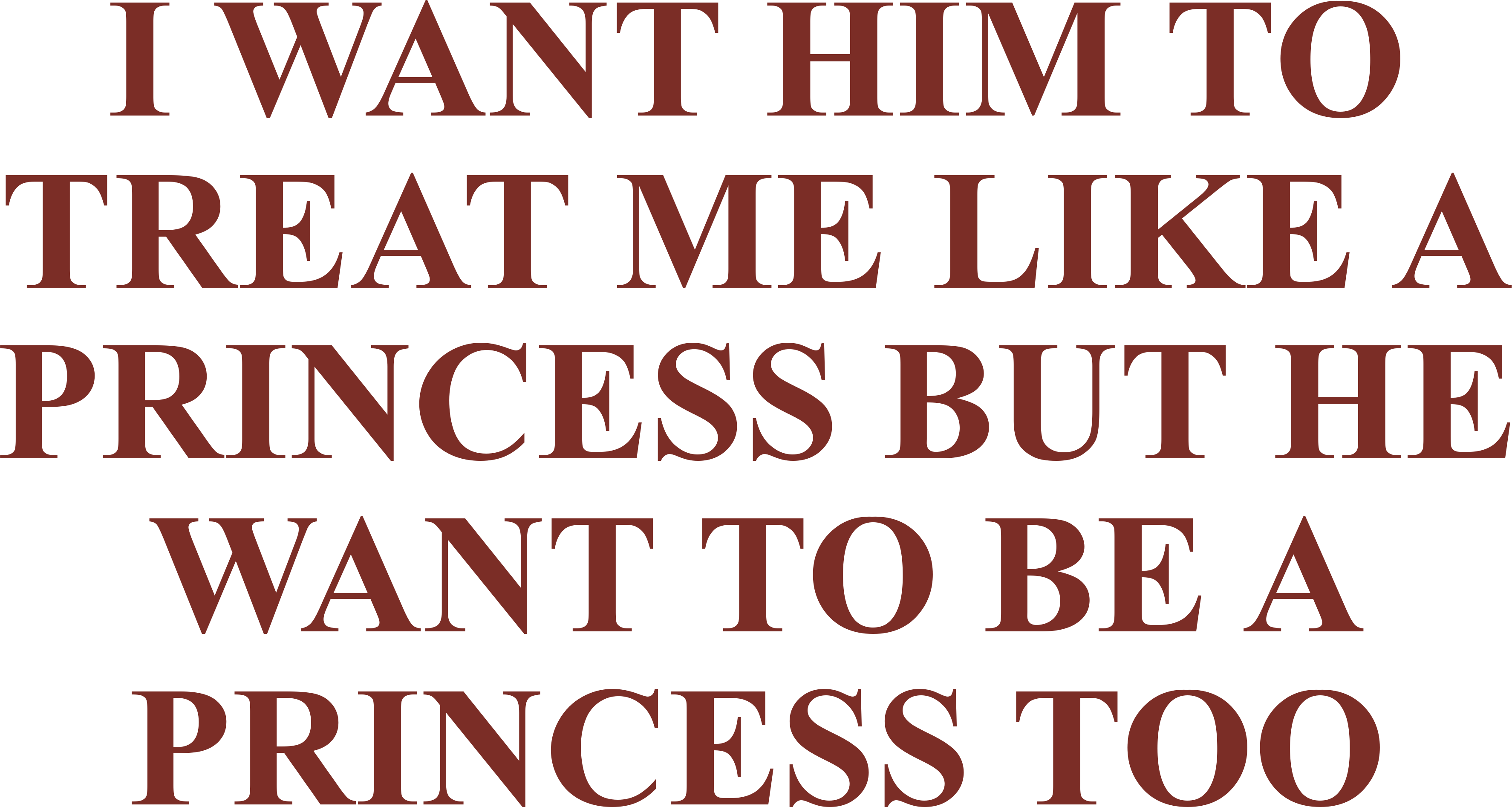 I WANT HIM TO TREAT ME LIKE A PRINCESS BUT HE WANT TO BE A PRINCESS TOO HOODIE