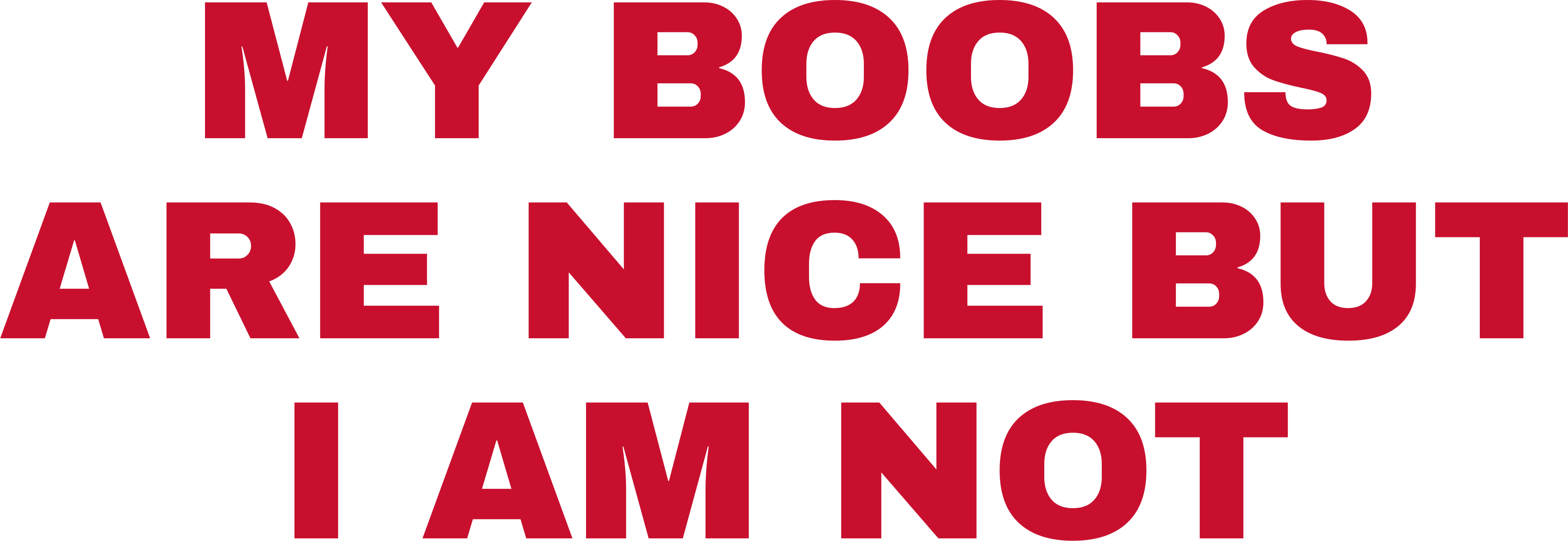 MY BOOBS ARE NICE BUT I AM NOT