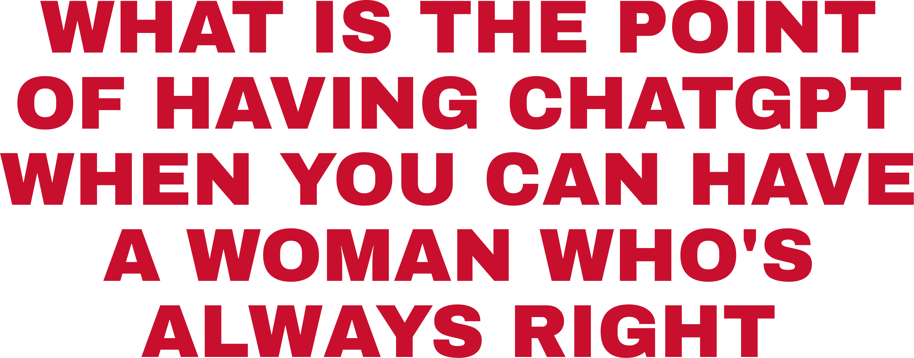 WHAT IS THE POINT OF HAVING CHATGPT WHEN YOU CAN HAVE A WOMAN WHO'S ALWAYS RIGHT HOODIE