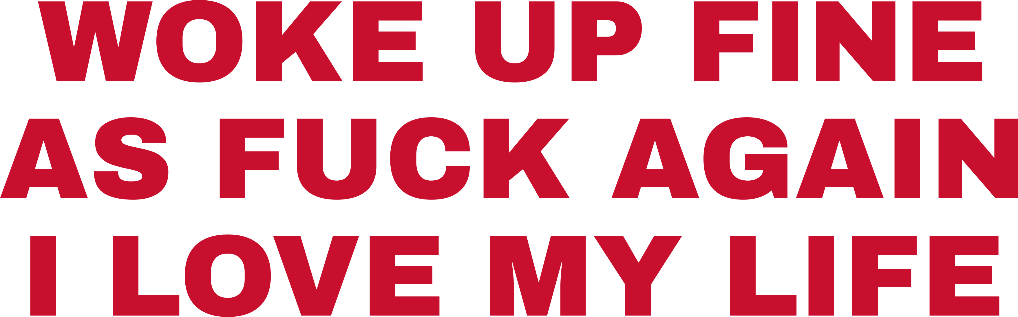WOKE UP FINE AS FUCK AGAIN I LOVE MY LIFE HOODIE