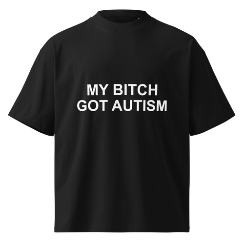 Autism Matching Set matching t-shirt set – black front view | So True
