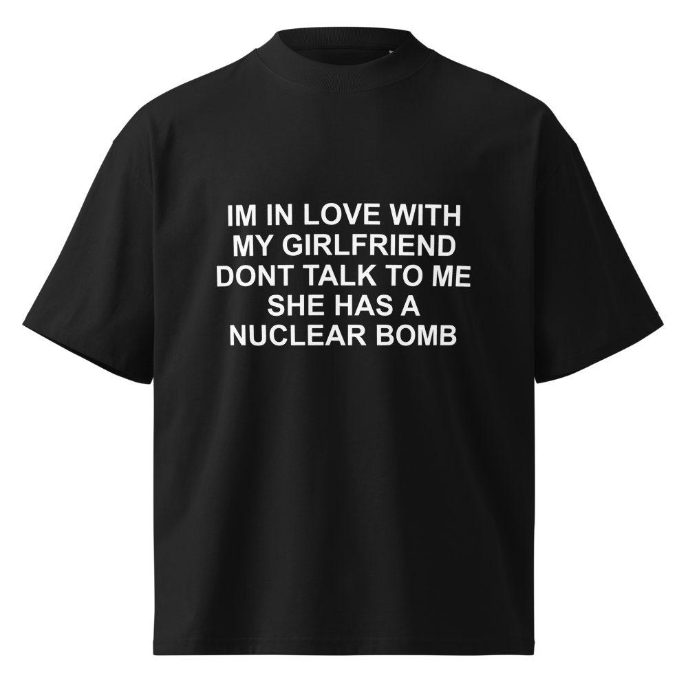 Nuclear Matching Set matching t-shirt set – black front view | So True