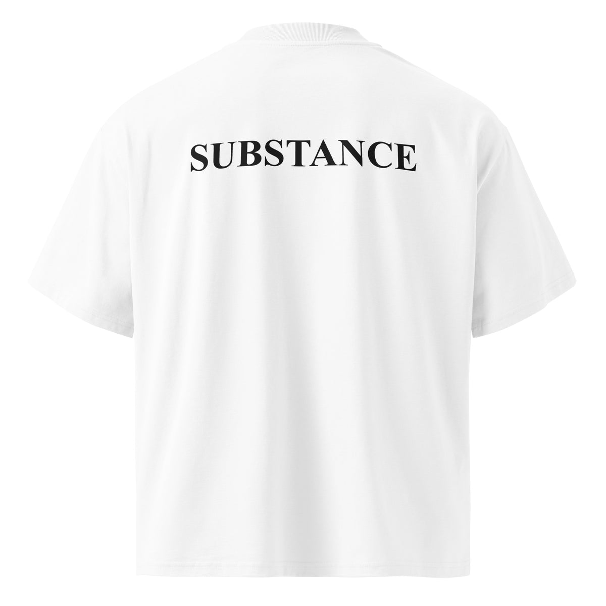 SUBSTANCE oversized t-shirt – white back view | So True