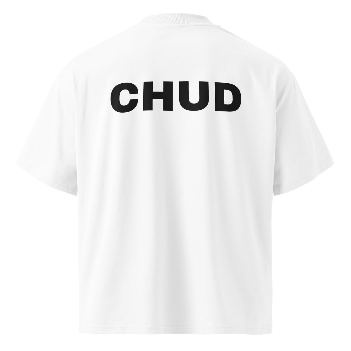 CHUD oversized t-shirt – white back view | So True
