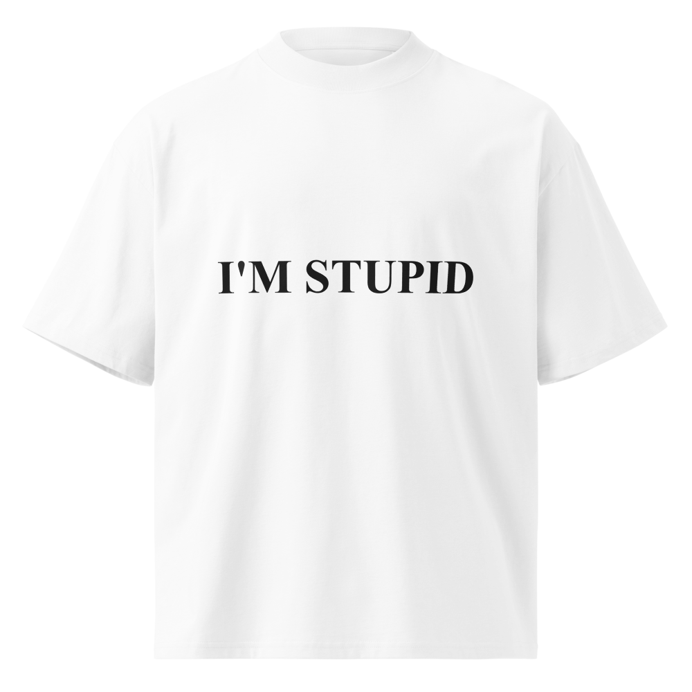 The Stupid Matching Set matching t-shirt set – white front view | So True
