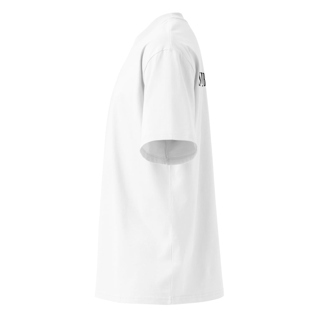 SUBSTANCE oversized t-shirt – white left view | So True