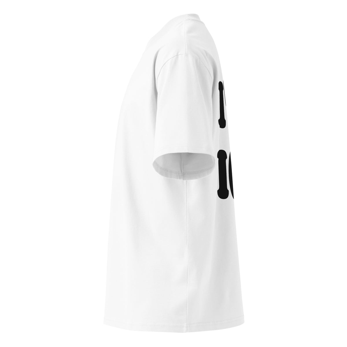 I'M ICE oversized t-shirt – white left view | So True