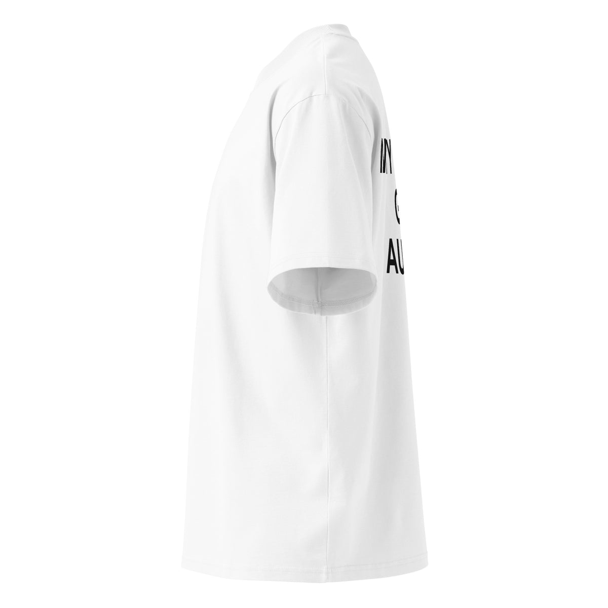 MY BITCH GOT AUTISM oversized t-shirt – white left view | So True