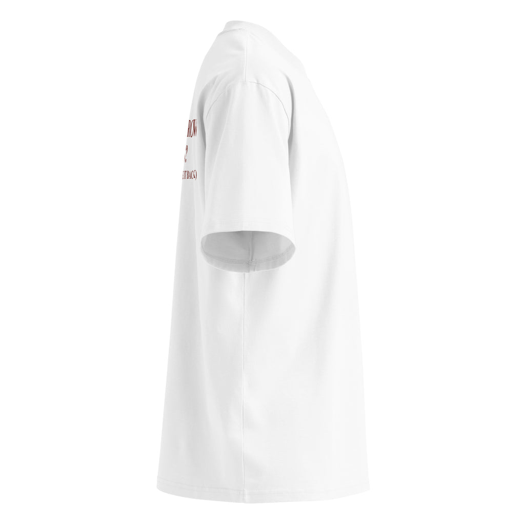 CAN I BORROW A KISS? (I PROMISE TO GIVE IT BACK) oversized t-shirt – white right view | So True