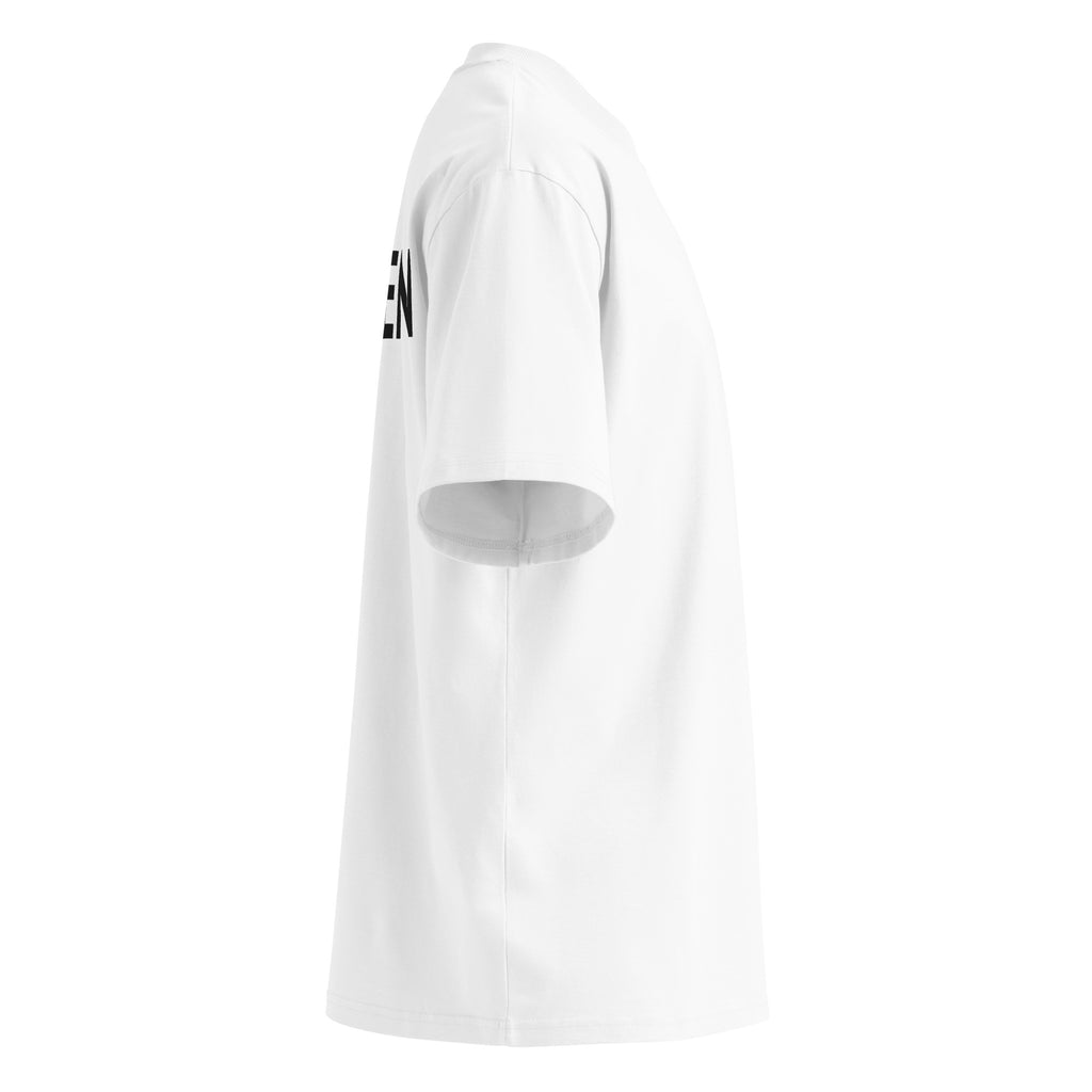 SEVEN oversized t-shirt – white right view | So True