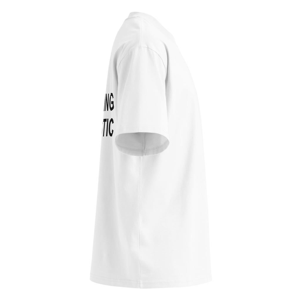 I'M FUCKING AUTISTIC oversized t-shirt – white right view | So True