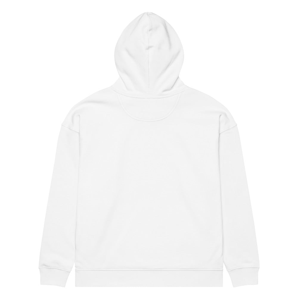 PASTA SEX WINE oversized hoodie – white back view | So True