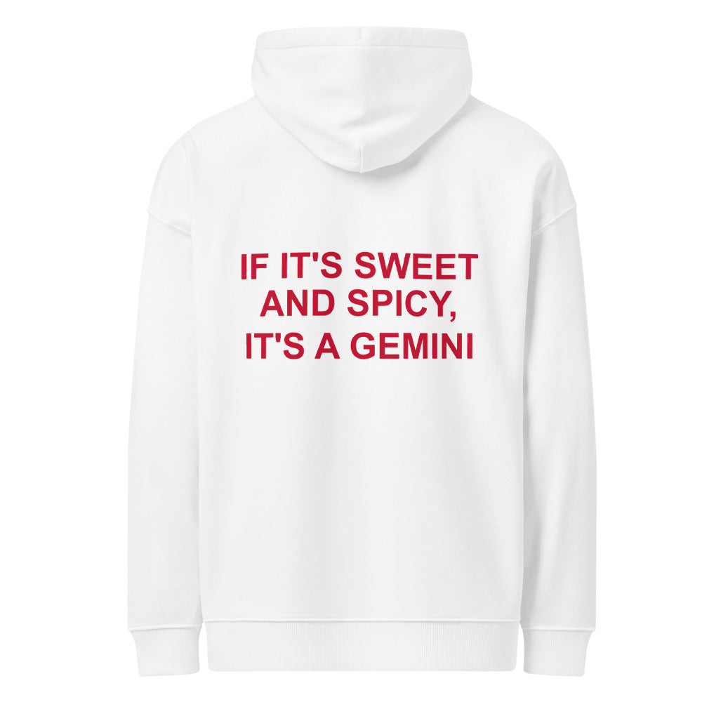 IF IT'S SWEET AND SPICY, IT'S A GEMINI HOODIE