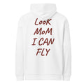 LOOK MOM I CAN FLY oversized hoodie – white back view | So True