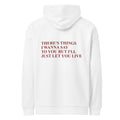 THERE'S THINGS I WANNA SAY TO YOU BUT I'LL JUST LET YOU LIVE oversized hoodie – white back view | So True