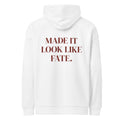 MADE IT LOOK LIKE FATE. oversized hoodie – white back view | So True