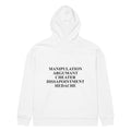 MANIPULATION ARGUMANT CHEATER DISSAPOINTMENT HEDACHE oversized hoodie – white back view | So True