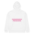 PASSENGER PRINCESS oversized hoodie – white back view | So True
