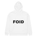 FOID oversized hoodie – white back view | So True