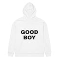 GOOD BOY oversized hoodie – white back view | So True