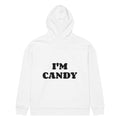 I'M CANDY oversized hoodie – white back view | So True