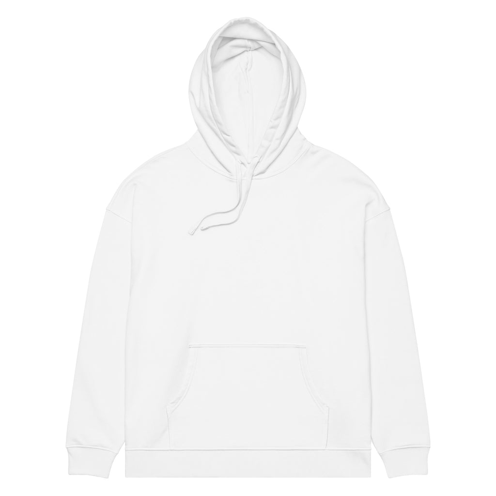 SUBSTANCE oversized hoodie – white front view | So True