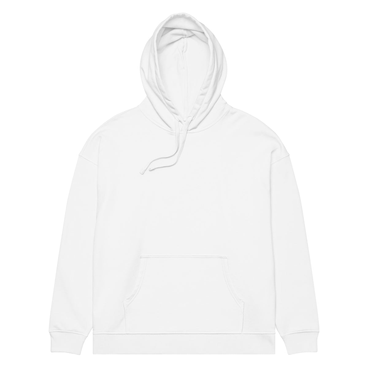 A FUNNY GIRL IS BETTER THAN A PRETTY GIRL BUT LUCKILY I'M BOTH SO IT'S OKAY oversized hoodie – white front view | So True